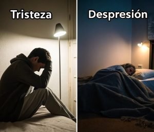 Diferencias entre la tristeza y la depresión
